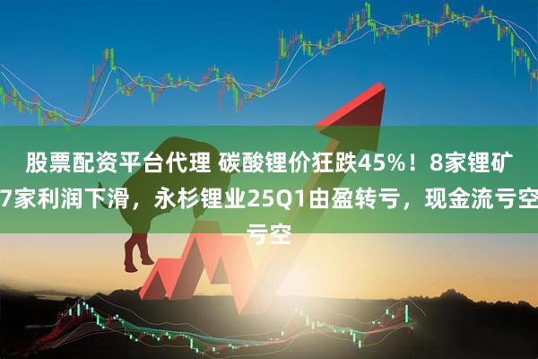 股票配资平台代理 碳酸锂价狂跌45%！8家锂矿7家利润下滑，永杉锂业25Q1由盈转亏，现金流亏空